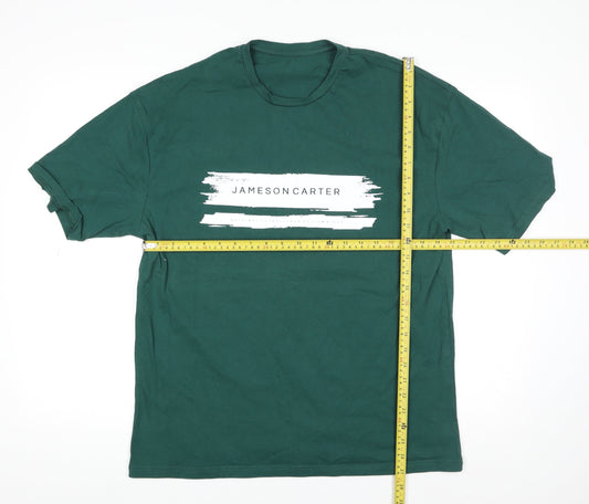 Mens UK Size L Jameson Carter Green T-Shirt