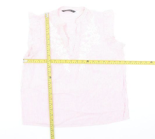 Womens UK Size S Dunnes Stores Pink Camisole Blouse