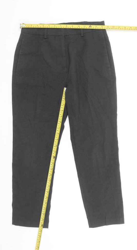 Womens UK Size 10 Marks and Spencer Classic Fit Business Casual Workwear Grey Tr