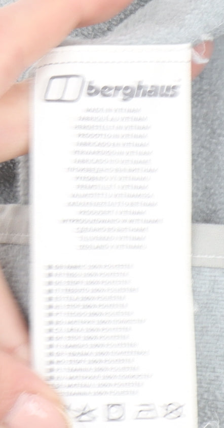 Berghaus Women's Grey Fleece Full Zip Jacket Size 14