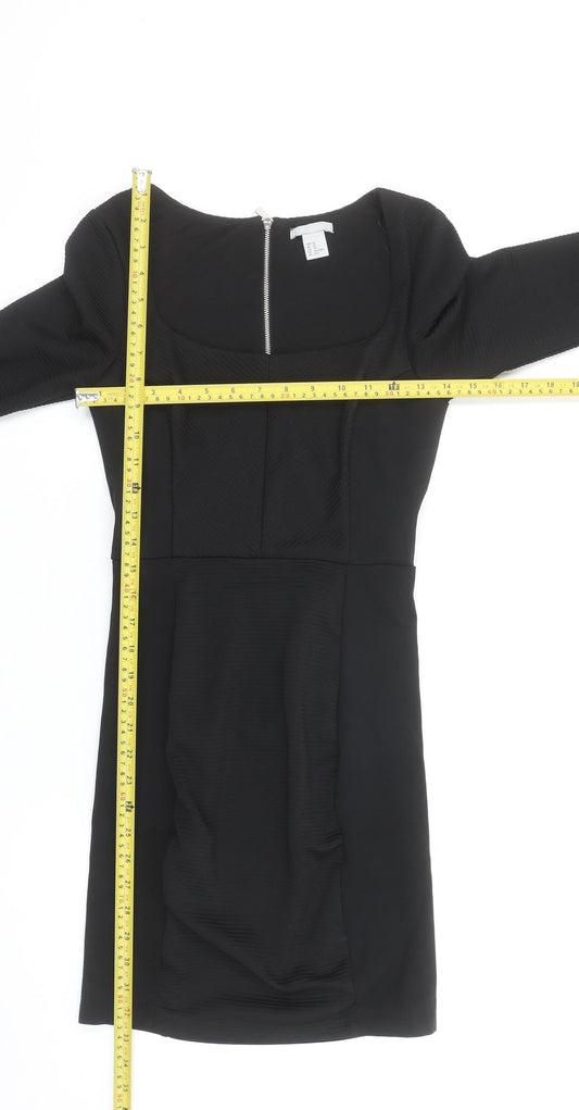 Womens UK Size XS H&M Bodycon Dress