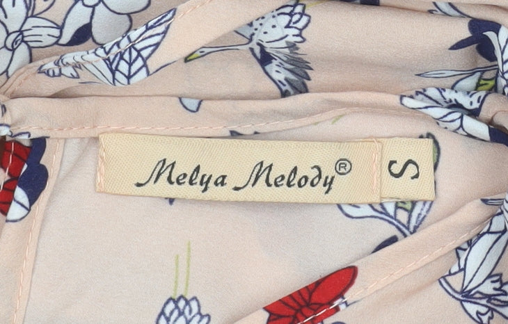 Womens UK Size S Melya Melody Beige Camisole Blouse