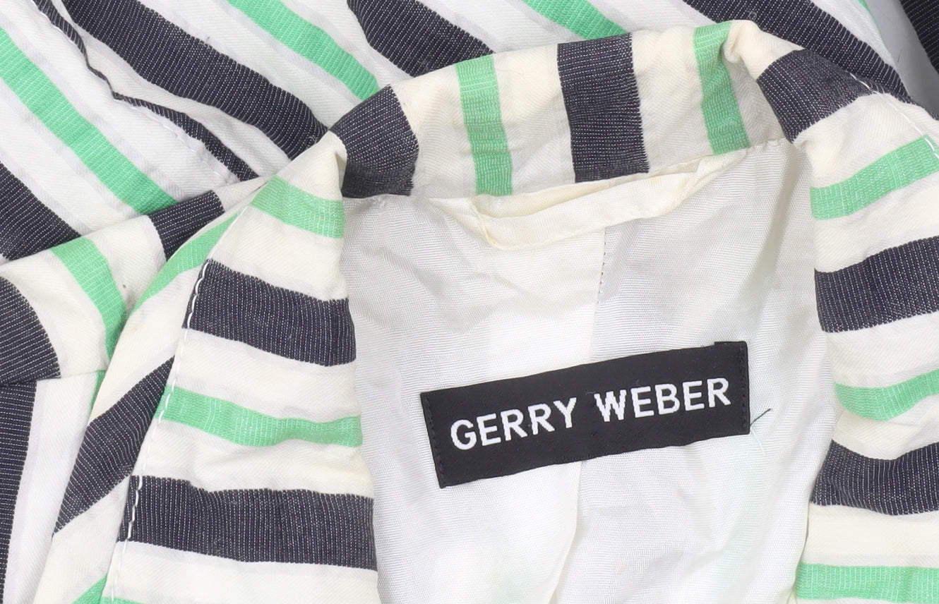 Gerry Weber Women’s Multicoloured Striped Blazer Size 22