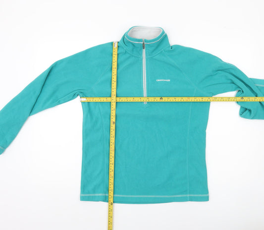 Craghoppers Women’s Turquoise 1/2 Zip Fleece Sweatshirt UK 10