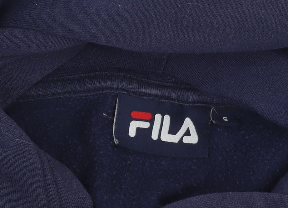 Womens UK Size S FILA Blue Pullover Hoodie