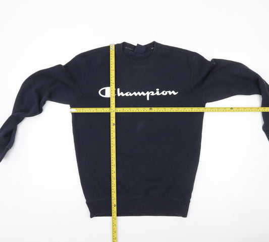 Mens UK Size S Champion Blue Pullover Sweatshirt