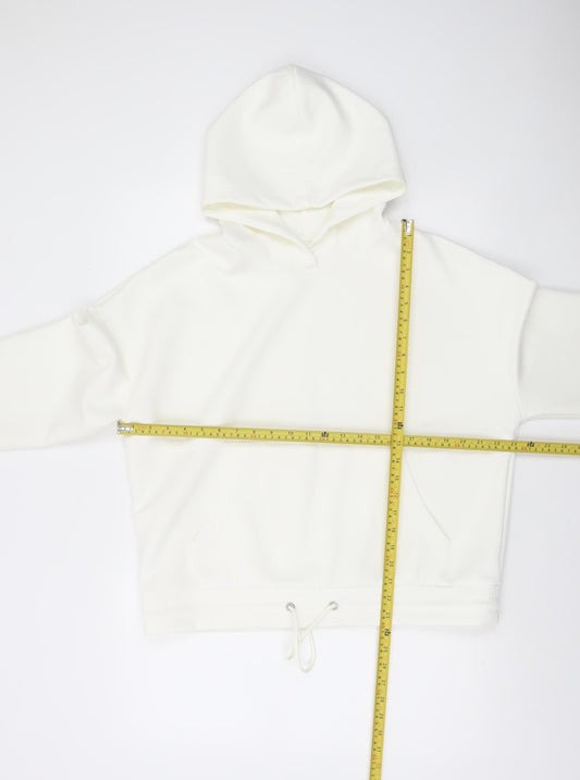 Womens UK Size 12 Dunnes Stores Ivory Pullover Hoodie
