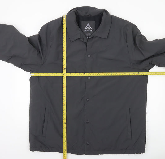 -9° Peak Men's Black 2XL Water Resistant Insulated Outdoor Jacket