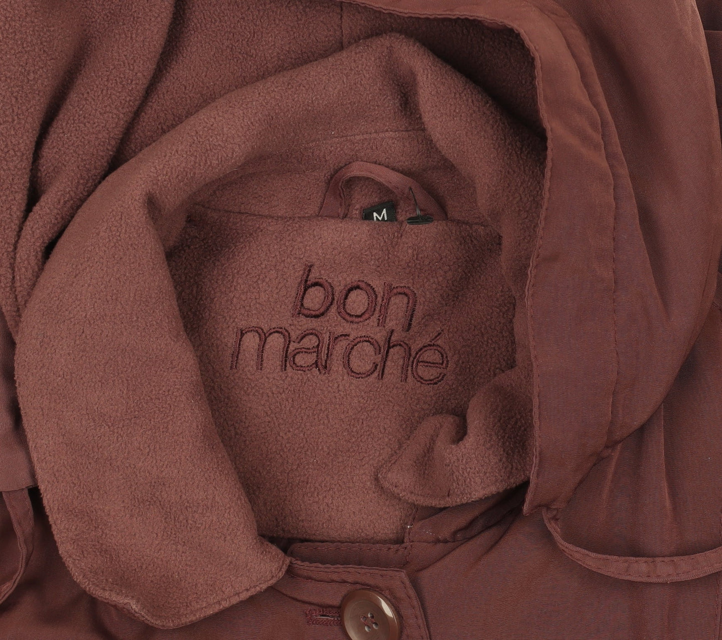 Womens UK Size M Bonmarché Brown Rain Coat