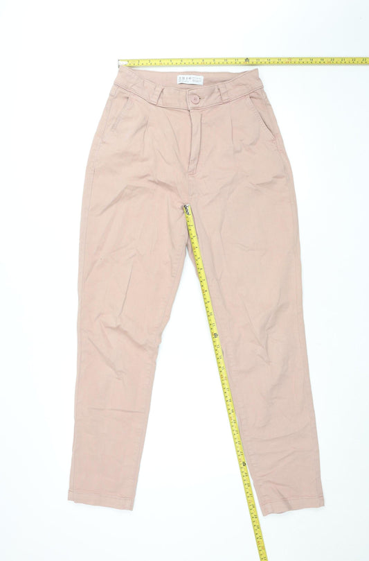Womens UK Size 8 Primark Regular Fit Straight Beige Jeans