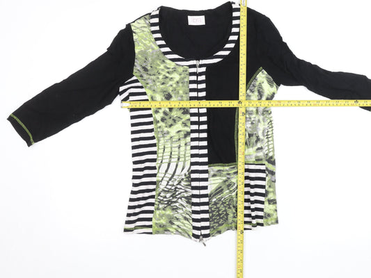Womens UK Size S Libra Multicoloured Tunic Blouse