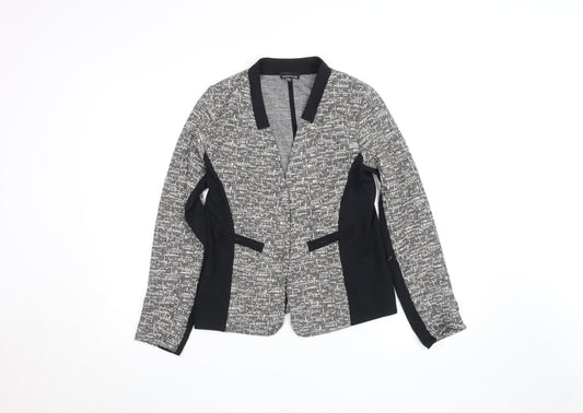 Womens UK Size 10 Warehouse Black Basic Jacket