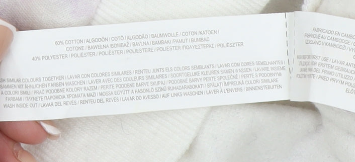 Primark Girls Multicoloured Tie Dye Heart Pullover Sweatshirt 12-13 Years