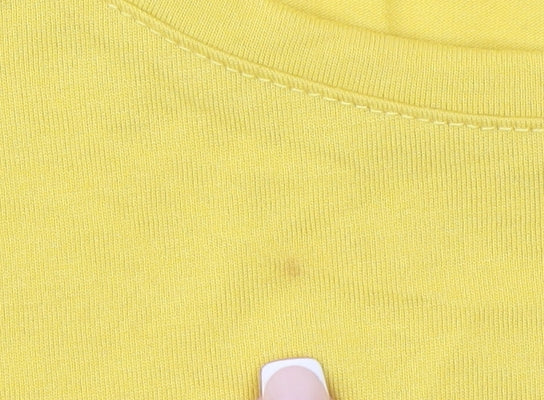 Jacqueline de Yong Women's Yellow New York 1978 T-Shirt S