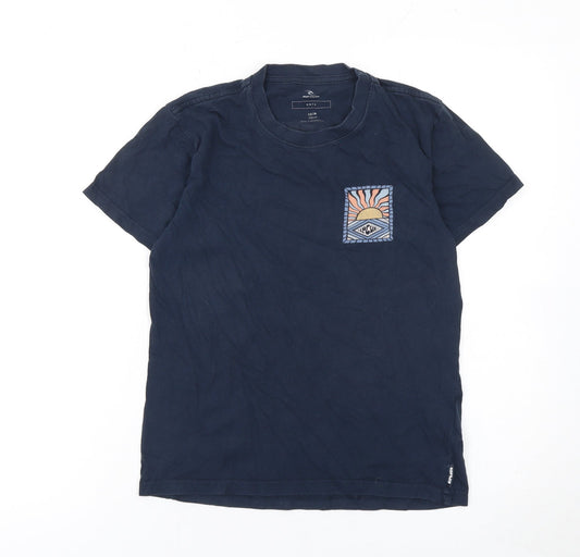 Boys UK Size 12 Years RIP CURL Blue Basic T-Shirt