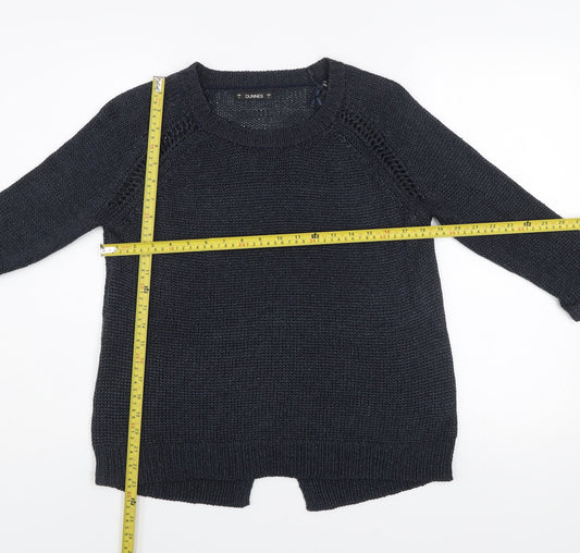 Womens UK Size S Dunnes Navy Pullover Jumper