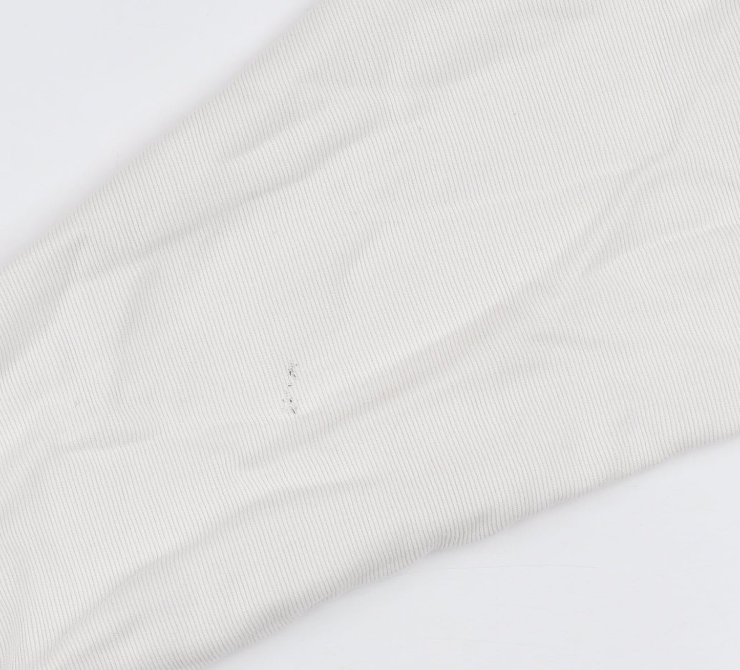 F&F Men’s White 1/4 Zip High Neck Sweatshirt Size M