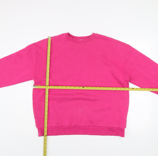 Womens UK Size XS NA-KD Pink Pullover Sweatshirt