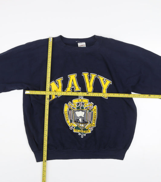 20 20 Men's Navy Blue XL Pullover Graphic Sweatshirt