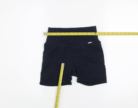 Aim'n Womens Black Small Biker Activewear Shorts Polyamide Blend