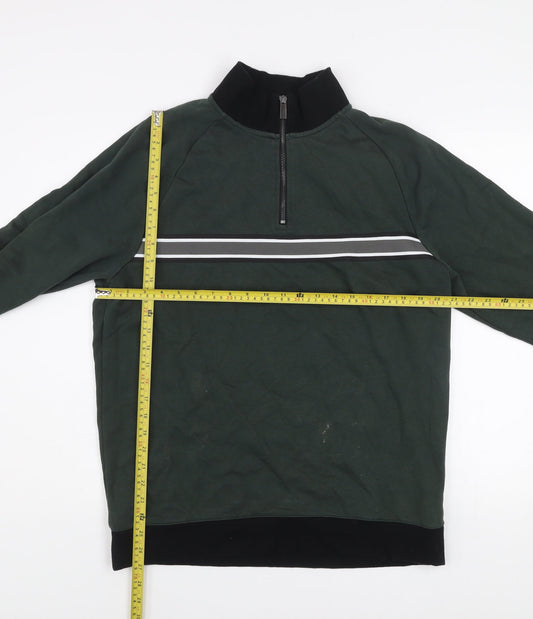 Mens UK Size L NEXT Green Pullover Sweatshirt