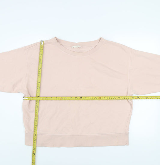 Womens UK Size L H&M Beige Pullover Sweatshirt