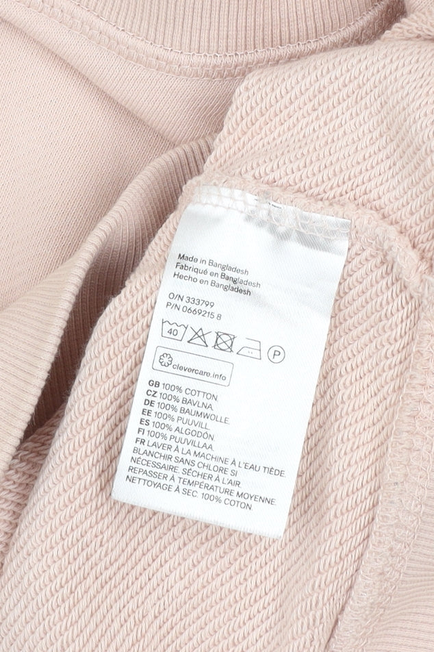 Womens UK Size L H&M Beige Pullover Sweatshirt