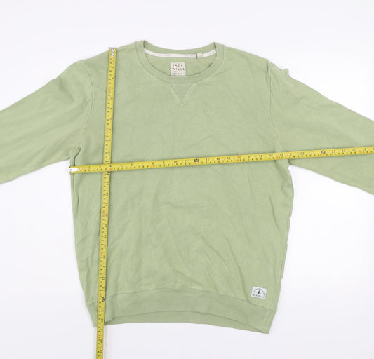Mens UK Size M Jack Wills Green Pullover Sweatshirt