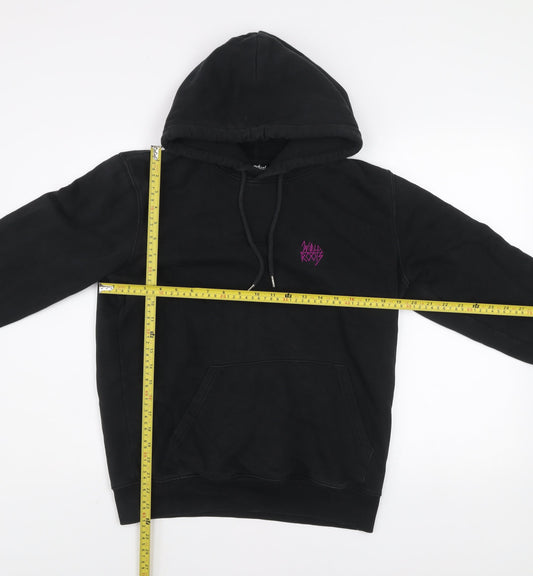 Mens UK Size S Banana Industries Black Pullover Hoodie