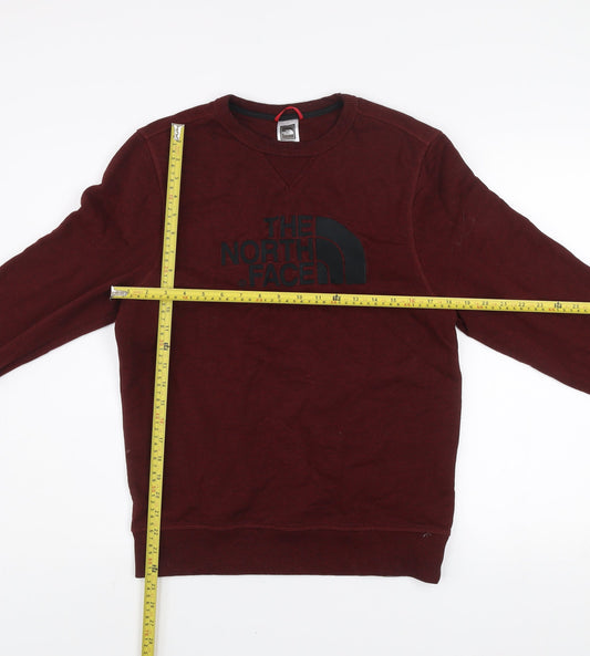 Mens UK Size S The North Face Brown Pullover Sweatshirt