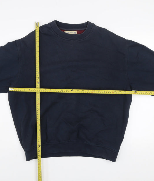 Mens UK Size L Country Trader Blue Pullover Sweatshirt