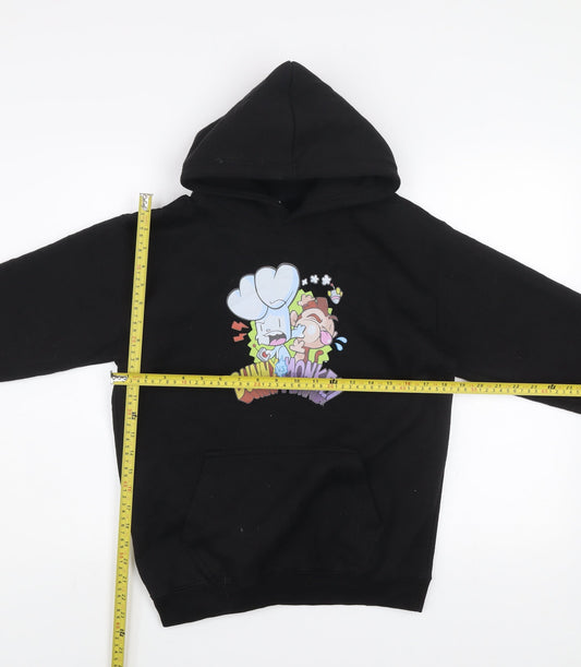 Boys UK Size XL SNS Apparel Black Pullover Hoodie