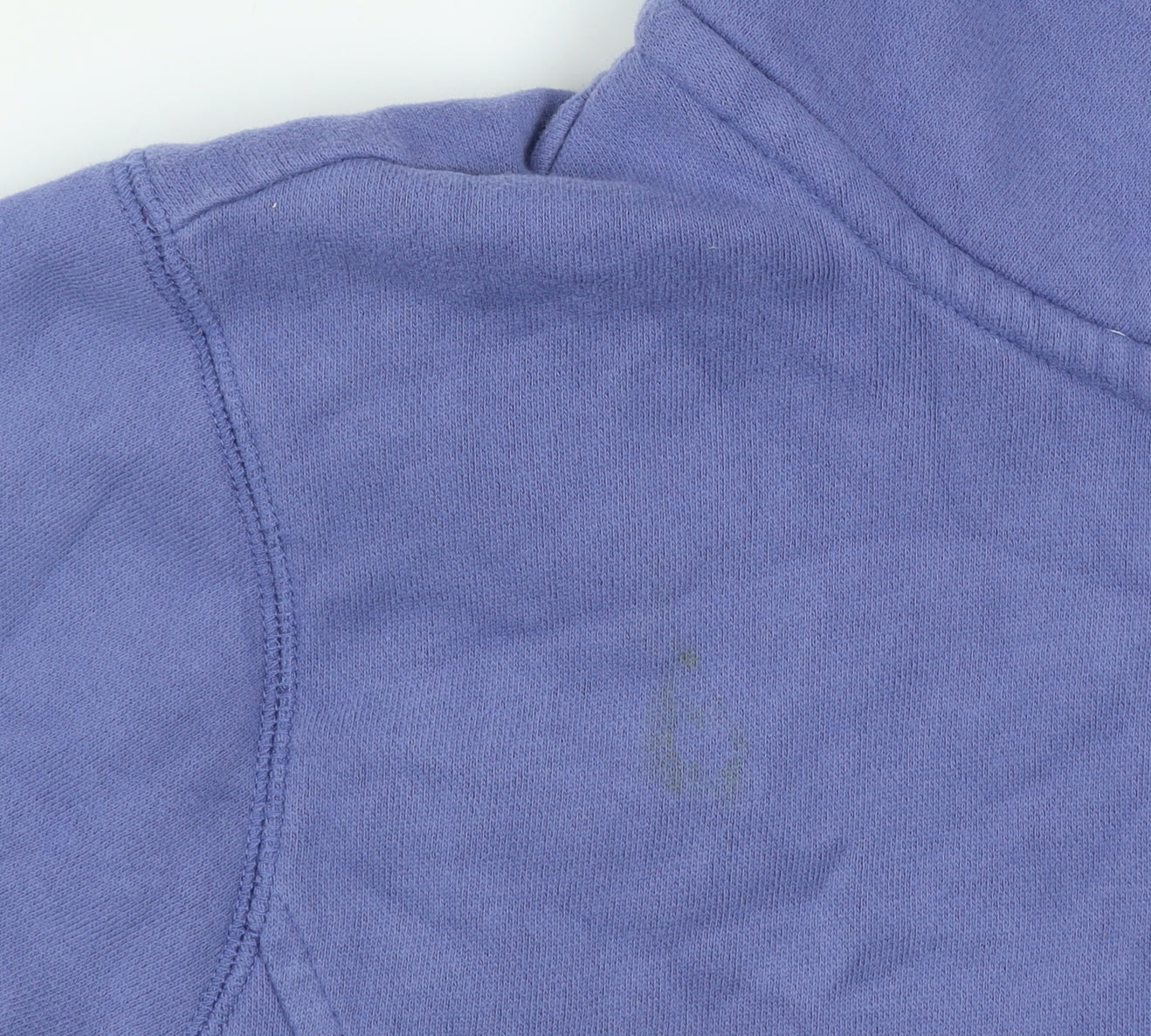 Marks and Spencer Women's Blue Cotton Track Jacket UK 16