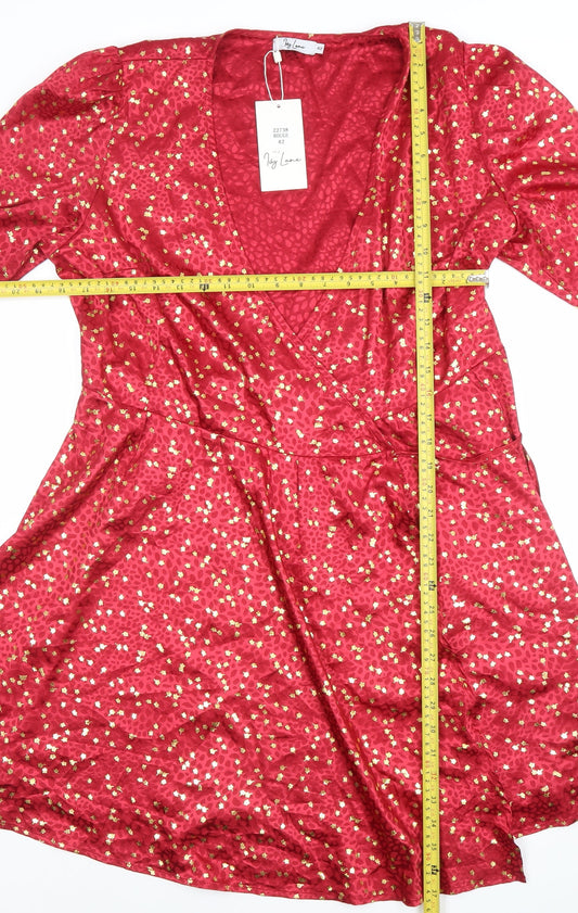 Womens UK Size 14 Ivy Lane Wrap Dress