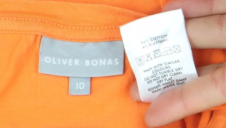 Womens UK Size 10 Oliver Bonas T-Shirt Dress