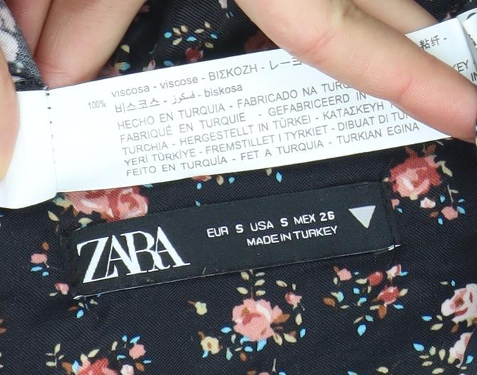 Womens UK Size S Zara A-Line Dress