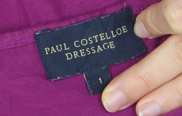 Womens UK Size S Paul Costelloe Purple Basic T-Shirt