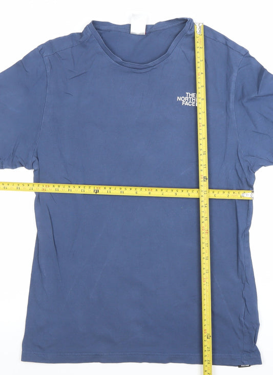 Mens UK Size S The North Face Blue T-Shirt