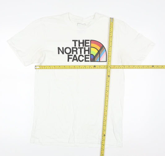 The North Face Men's White Small Logo Graphic T-Shirt