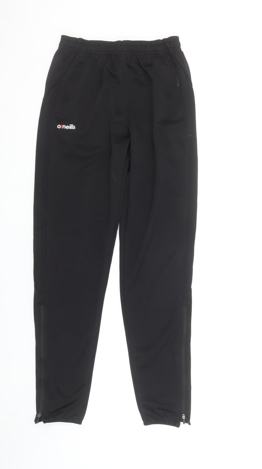 Boys UK Size 13 Years O'Neills Regular Fit Jogger Black Trousers