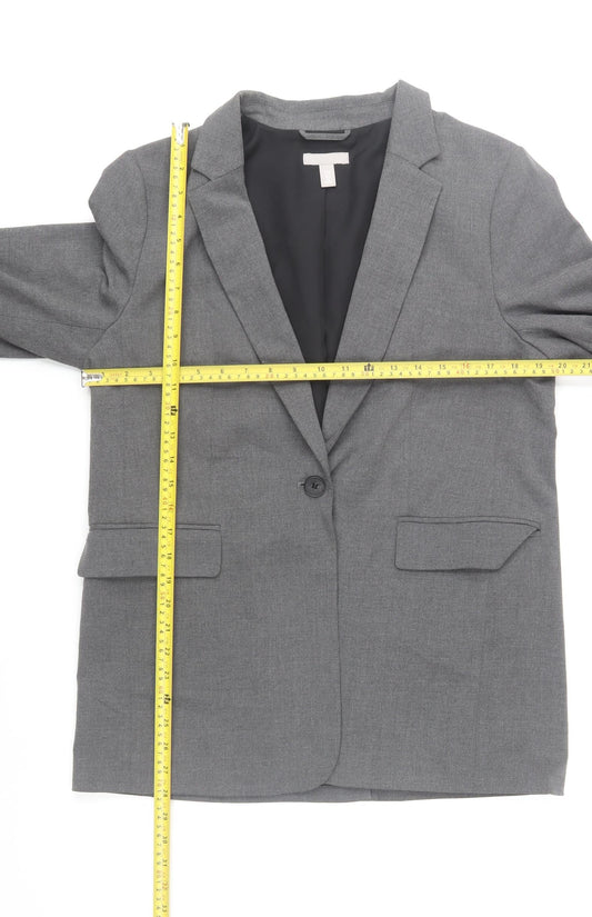Mens UK Size M H&M Grey Basic Jacket