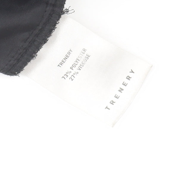 Womens UK Size 6 Trenery Regular Fit Jogger Black Trousers