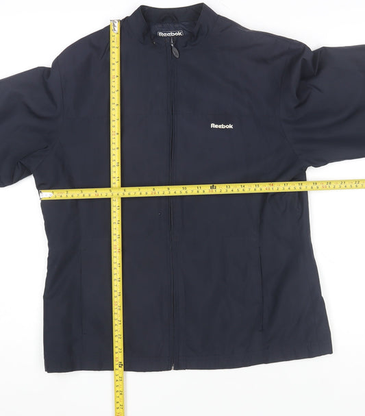 Womens UK Size 12 Reebok Blue Basic Jacket