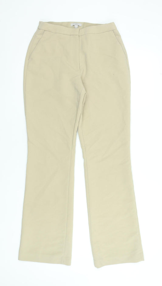 Womens UK Size 12 H&M Regular Fit Chino Beige Trousers