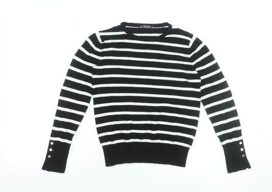 Womens UK Size S Dunnes Stores Black Pullover Jumper