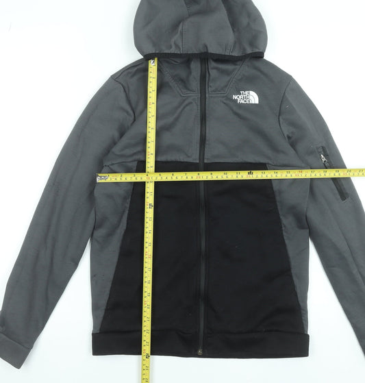 Boys UK Size 18-20 Years The North Face Grey Full Zip Hoodie