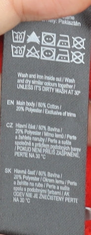 F&F Women Red Team Santa North Pole Christmas Sweatshirt M