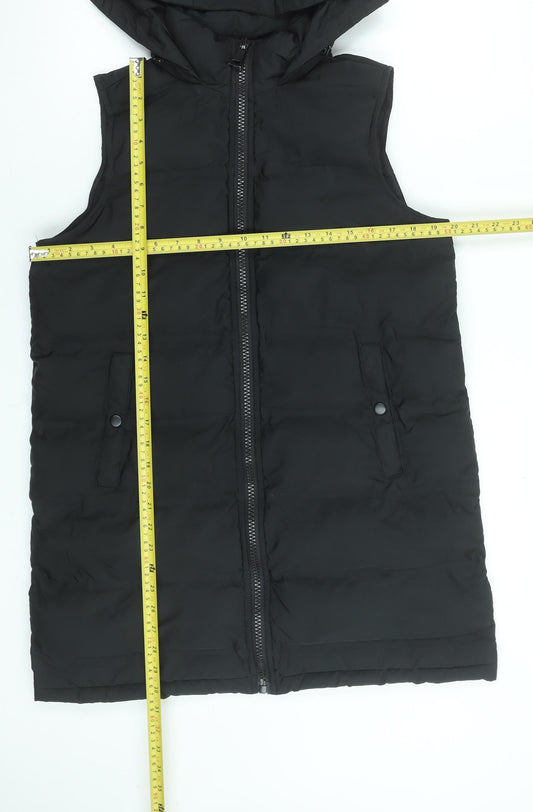 Womens UK Size S Dunnes Stores Black Puffer Jacket