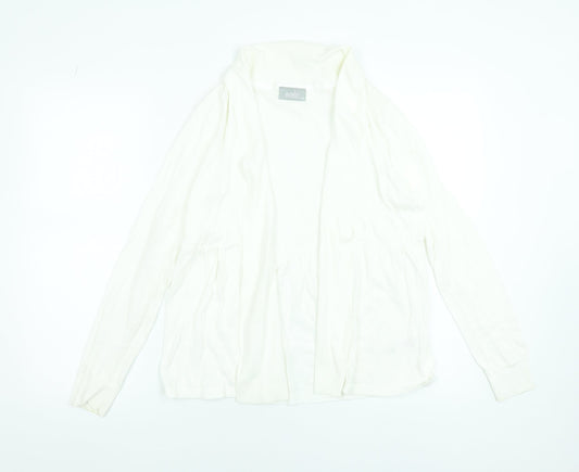 Womens UK Size M Wallis Ivory Cardigan Jumper