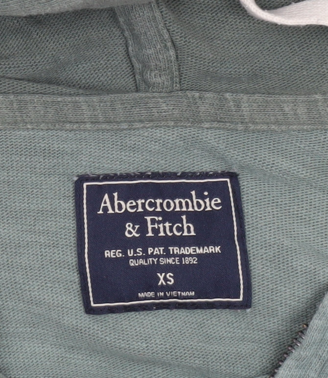 Abercrombie & Fitch Men’s Green Full Zip Hoodie XS